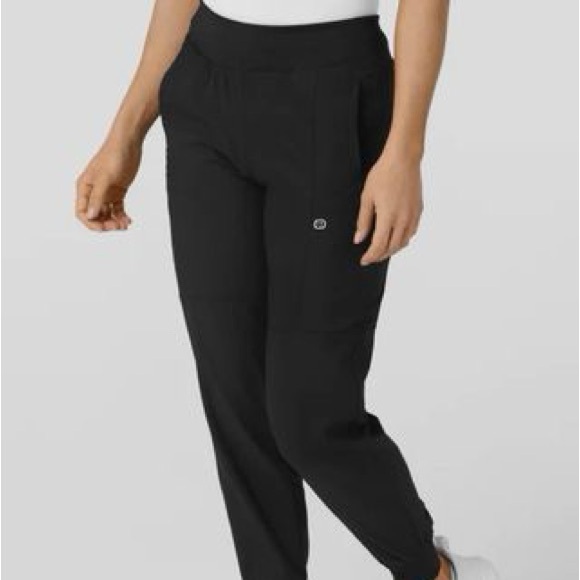 2 plus size pair of jogger style scrubs - Picture 2 of 4